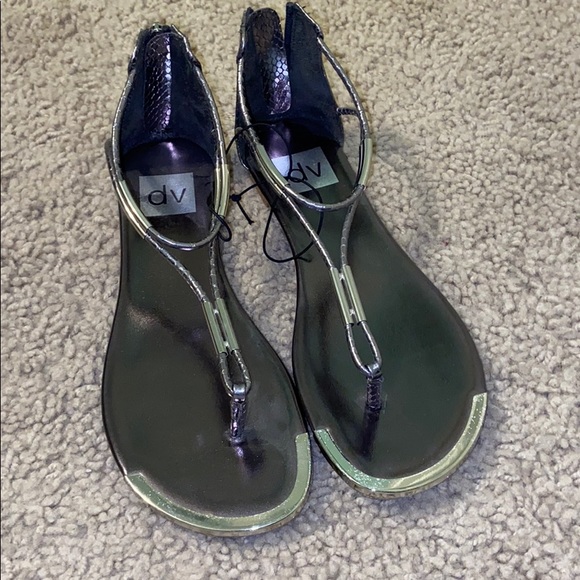 grey snakeskin sandals